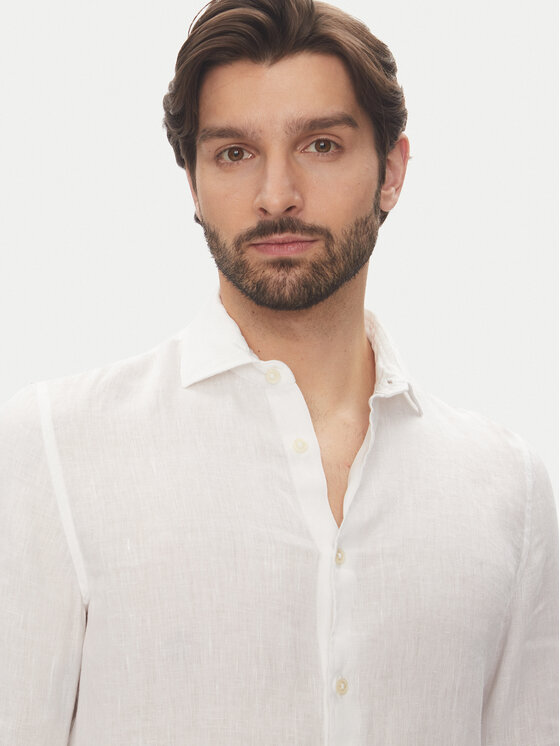 Marc O'Polo Marc O'Polo Cămașă 524 7428 42460 Alb Shaped Fit