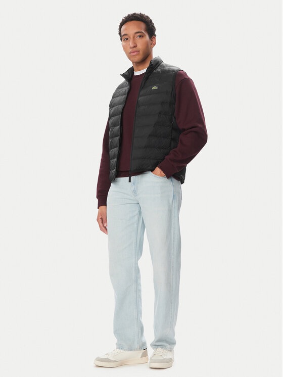 Lacoste Lacoste Жилетка за костюм BH8693 Черен Regular Fit