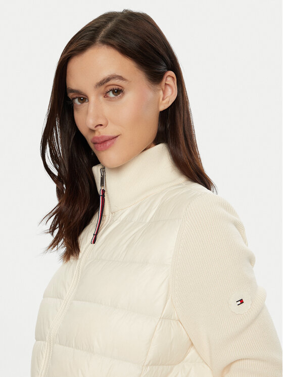 Tommy Hilfiger Tommy Hilfiger Geacă din puf WW0WW43771 Bej Regular Fit