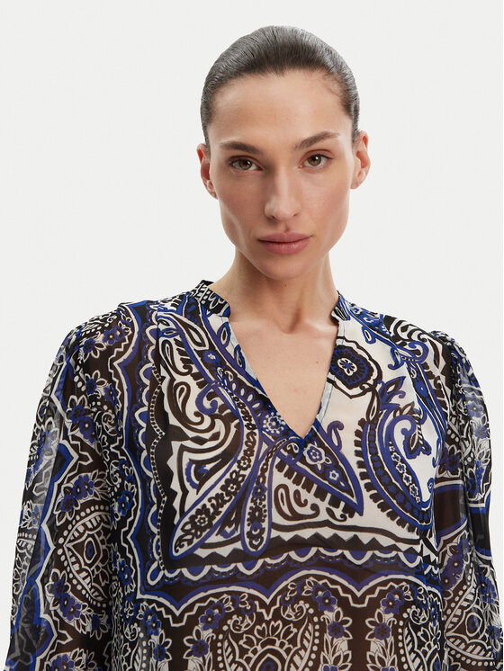 Morgan Morgan Bluzka 251-OJAL.F Granatowy Regular Fit