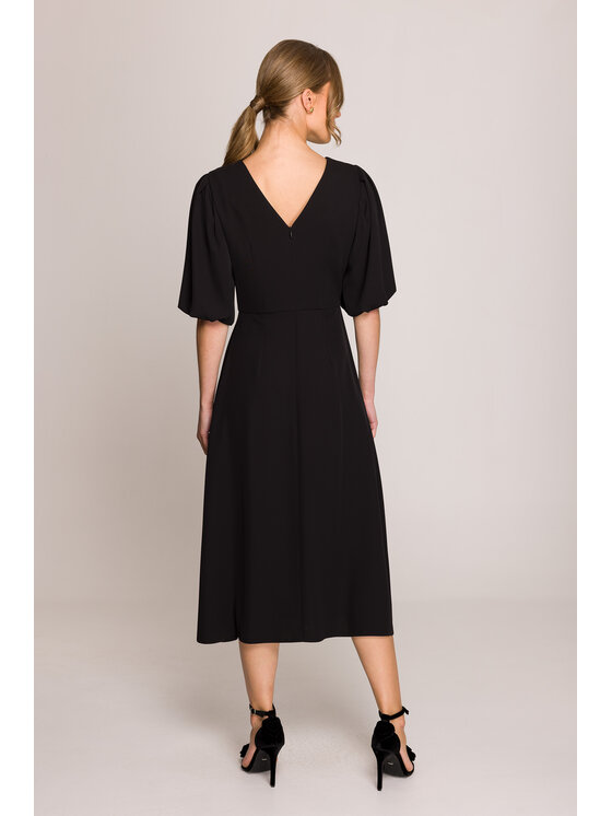 Stylove Stylove Večerní šaty S399 Černá Premium Fit
