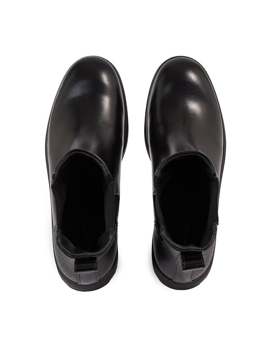 Calvin Klein Calvin Klein Μποτάκια με λάστιχο Cleat Chelsea Boot - Epi Mn Mx HW0HW01699 Μαύρο