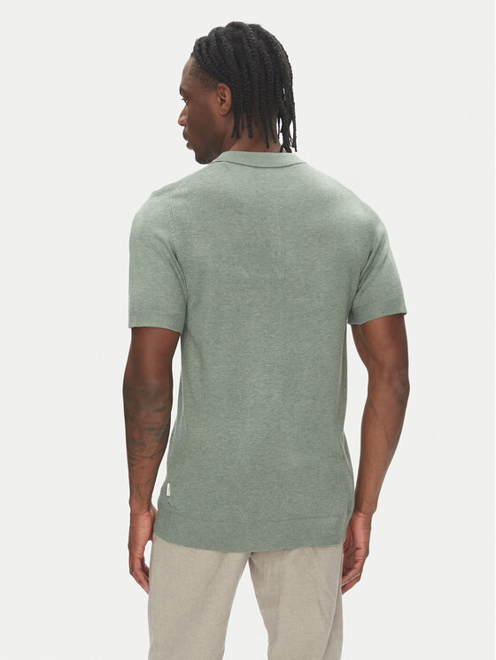 Lindbergh Lindbergh Polokošeľa 30-800159 Zelená Slim Fit