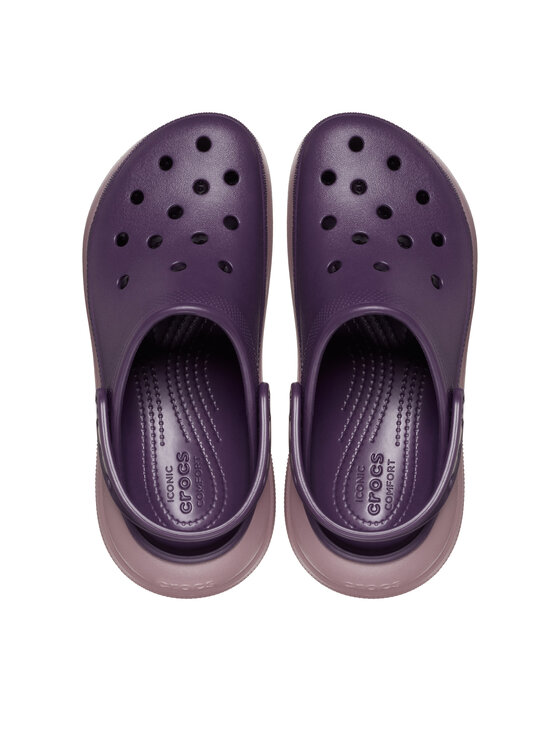 Crocs Crocs Pantoletten Classic Crush Clog 207521 Violett