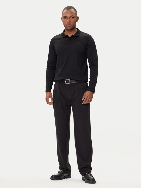 KARL LAGERFELD KARL LAGERFELD Polokošile 745000 554200 Černá Regular Fit