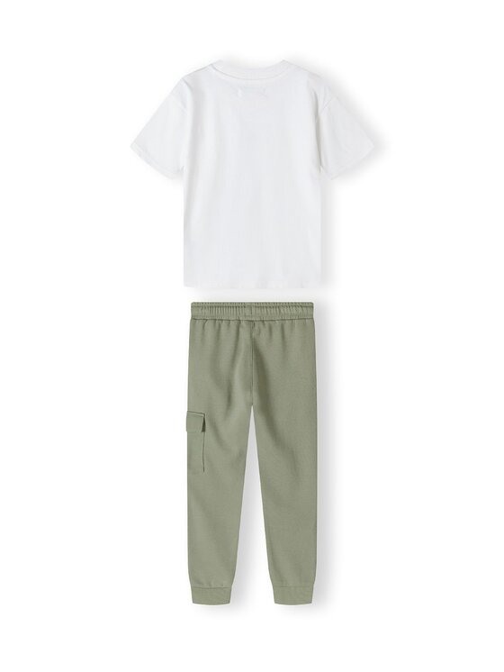 minoti minoti T-Shirt 23fleece206 Zielony Regular Fit