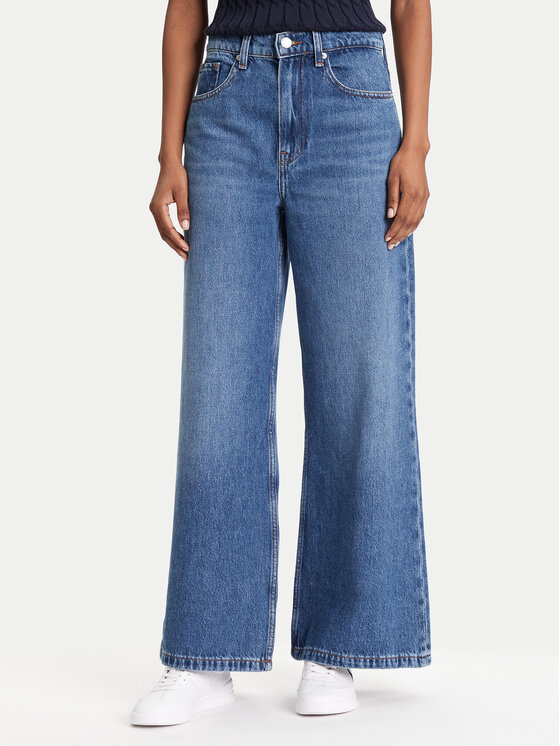Tommy Hilfiger Tommy Hilfiger Jeansy WW0WW45675 Tmavomodrá Slim Fit