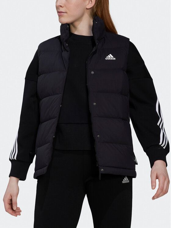 adidas adidas Brezrokavnik Helionic Down Vest HG6280 Črna Regular Fit
