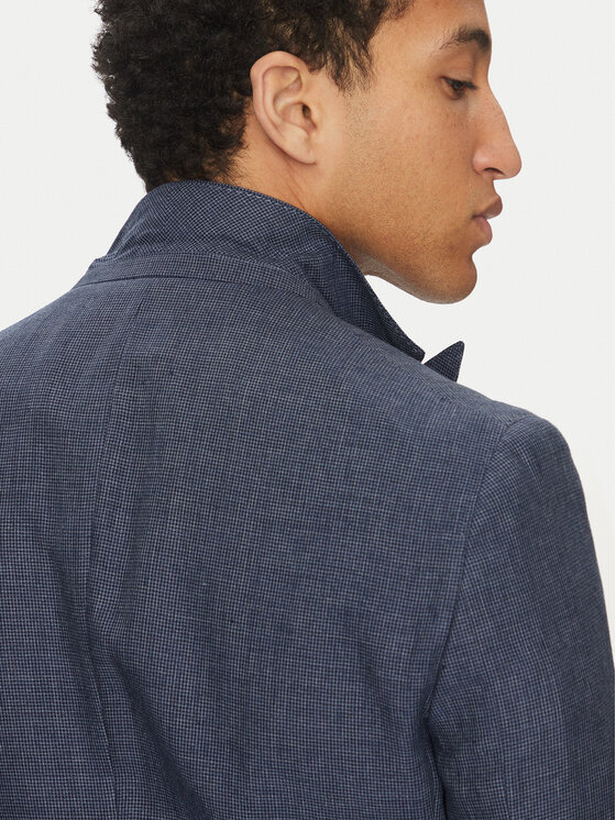 BOSS BOSS Garnitur C-Huge-Peak-252 50540764 Granatowy Slim Fit