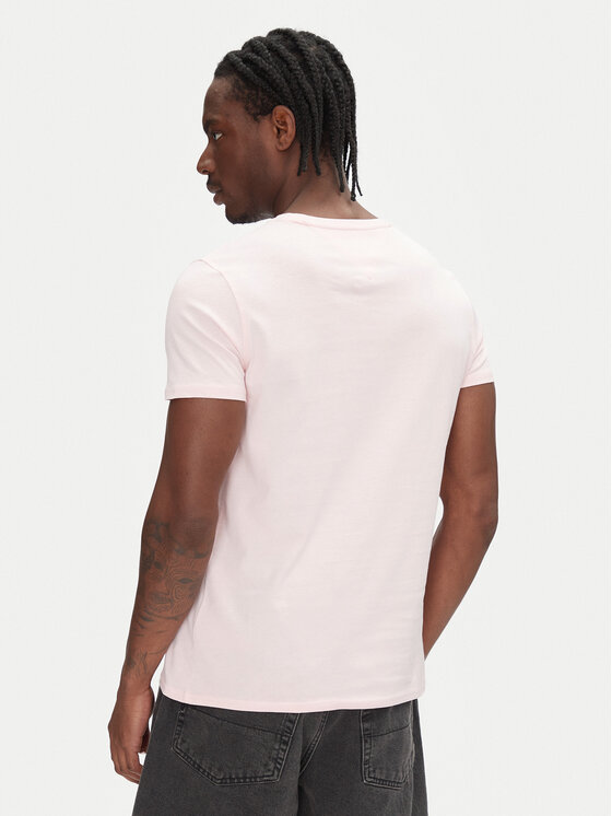 Tommy Jeans Tommy Jeans Póló DM0DM04411 Rózsaszín Slim Fit