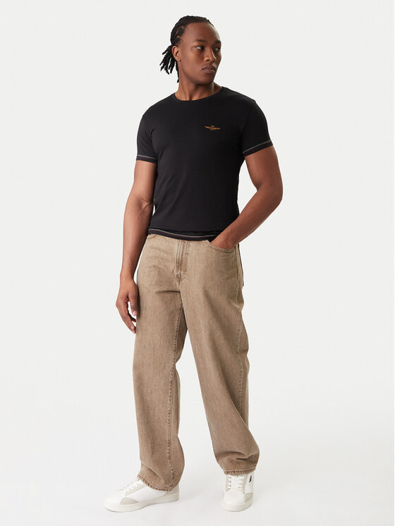 Aeronautica Militare Aeronautica Militare T-särkide komplekt AM1UTI003B Värviline Slim Fit