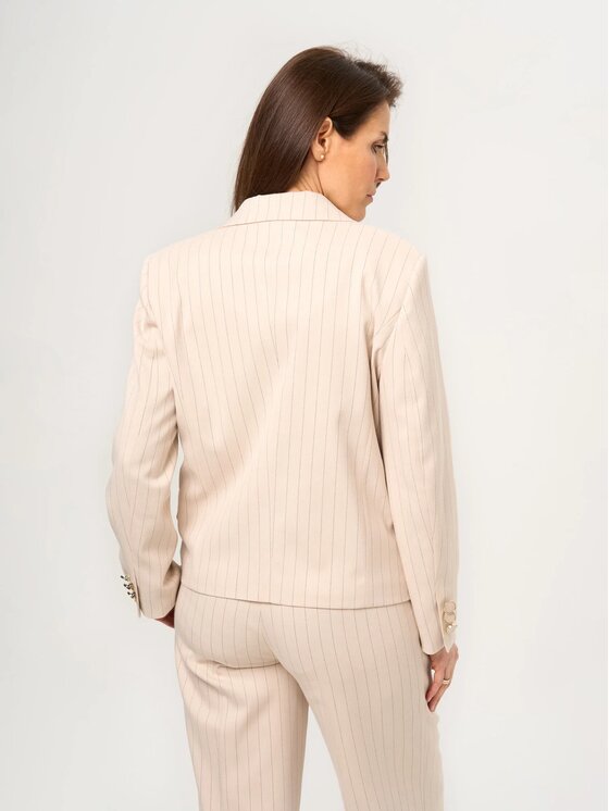 Willsoor Willsoor Marynarka 68252 Beżowy Regular Fit