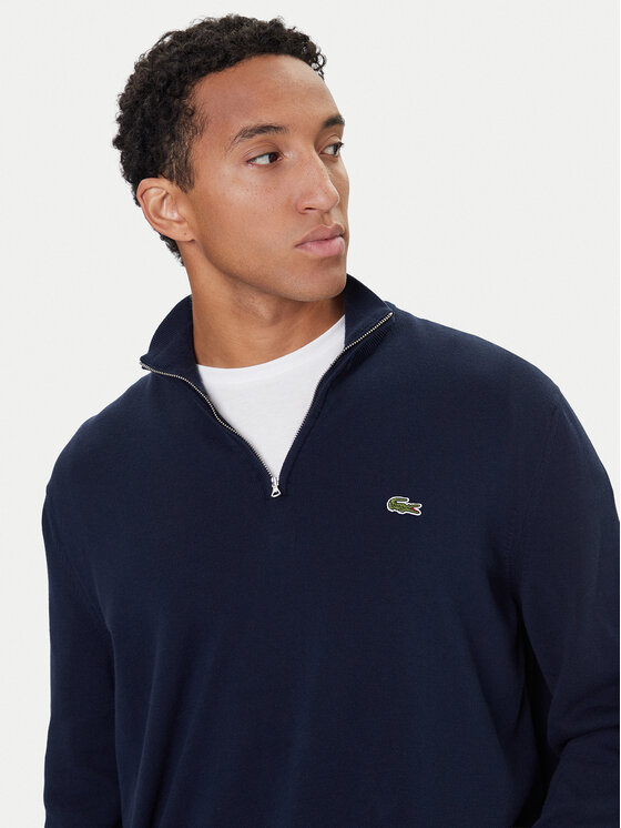 Lacoste Lacoste T-Shirt TH2038 Tmavomodrá Regular Fit