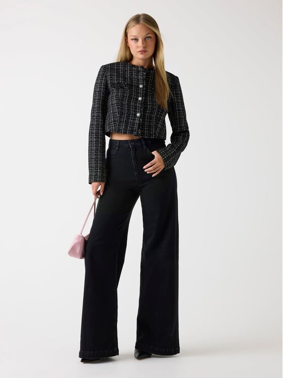 Guess Guess Jeansy 179047 Czarny Relaxed Fit