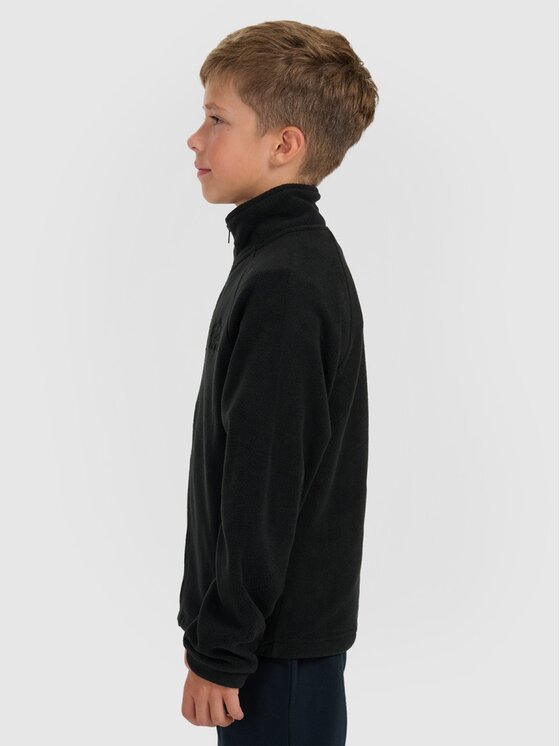 4F 4F Felpa di pile 4FJRAW25TFLEM490-20S Nero Regular Fit