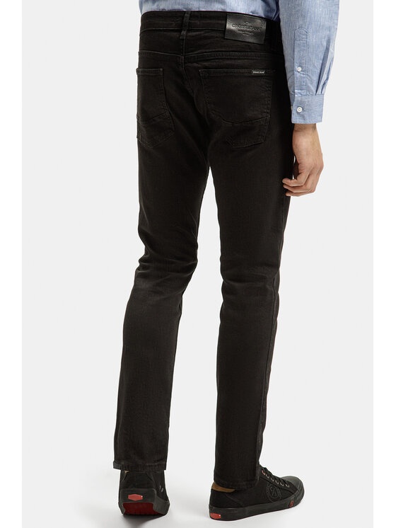 Cross Jeans Cross Jeans Jeansy E 185-123 Czarny Slim Leg