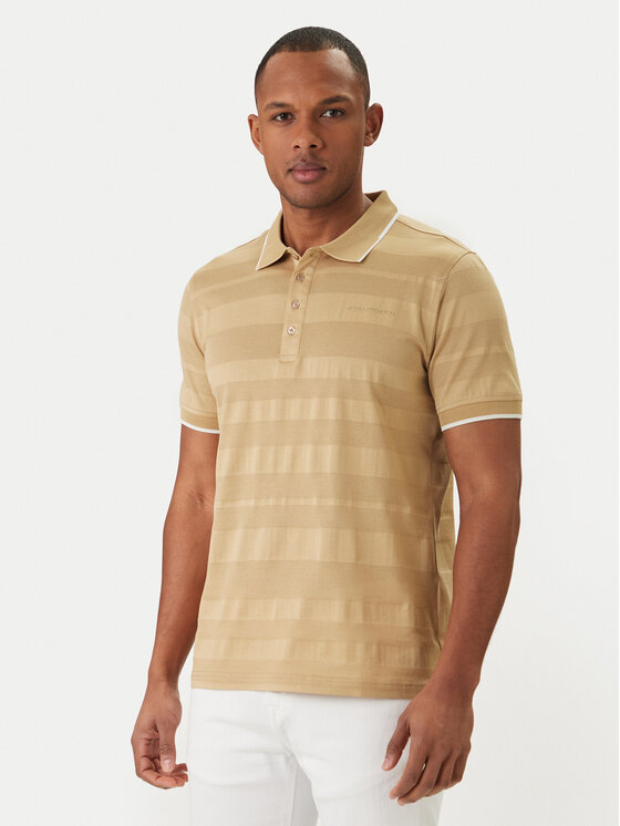 KARL LAGERFELD Tricou polo 745006 562201 Bej Regular Fit