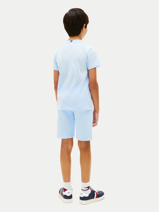 Tommy Hilfiger Tommy Hilfiger T-shirt Essential Logo KB0KB09666 Azzurro chiaro Regular Fit
