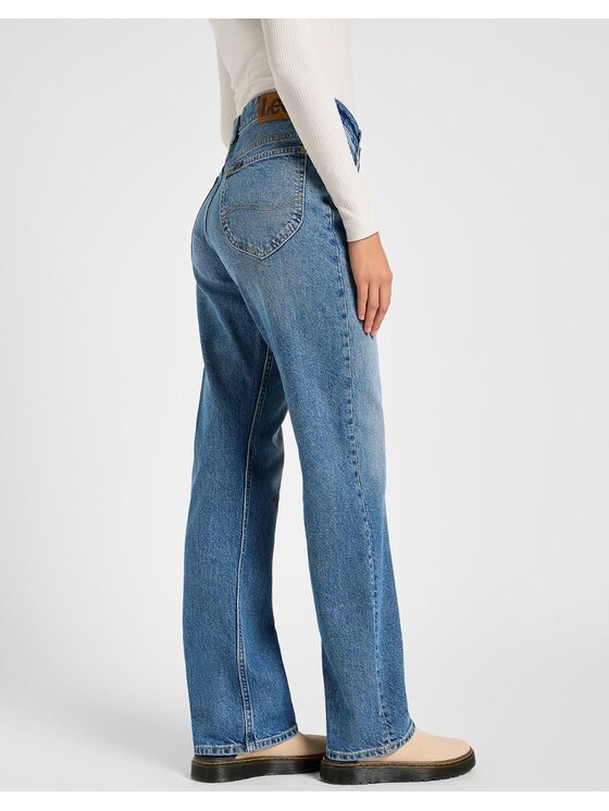 Lee Lee Jeansy Rider Classic Niebieski Relaxed Fit