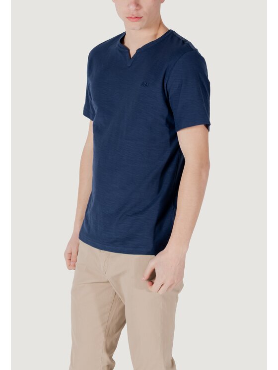 Antony Morato Antony Morato T-Shirt REGULAR FIT WITH EMBROIDERED LOGO Μπλε Regular Fit