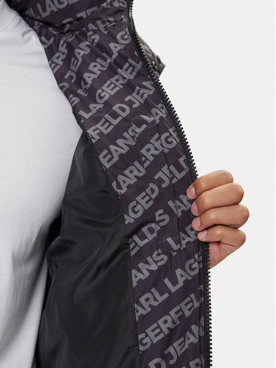 Karl Lagerfeld Jeans Karl Lagerfeld Jeans Winterjacke A4M15062 Schwarz Regular Fit