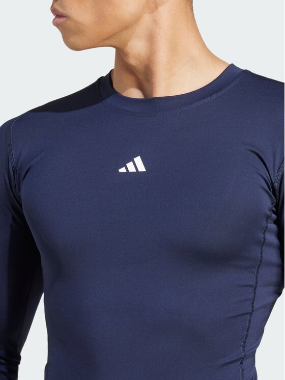 adidas adidas Koszulka techniczna 136943 Niebieski jasny Fitted Fit