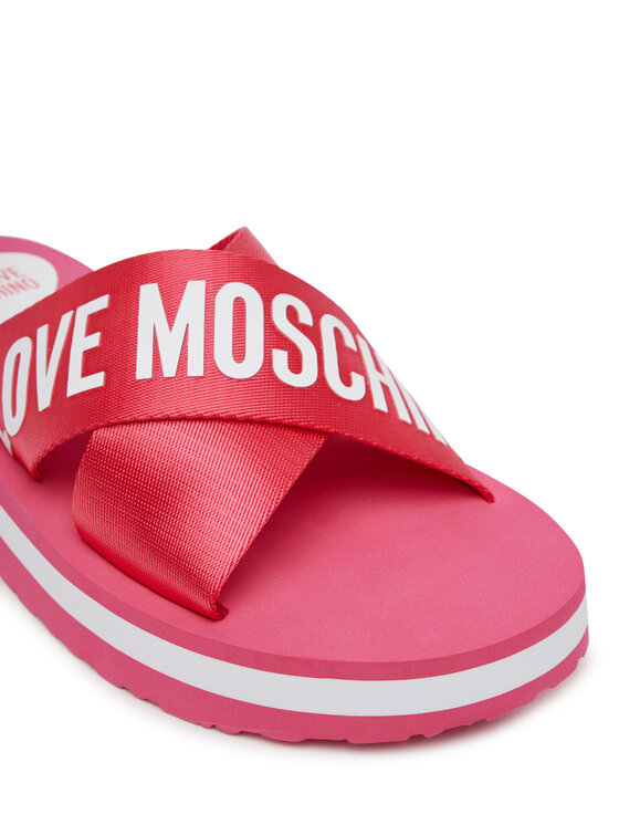 LOVE MOSCHINO LOVE MOSCHINO Şlapi JA28324G0MIX3604 Roz