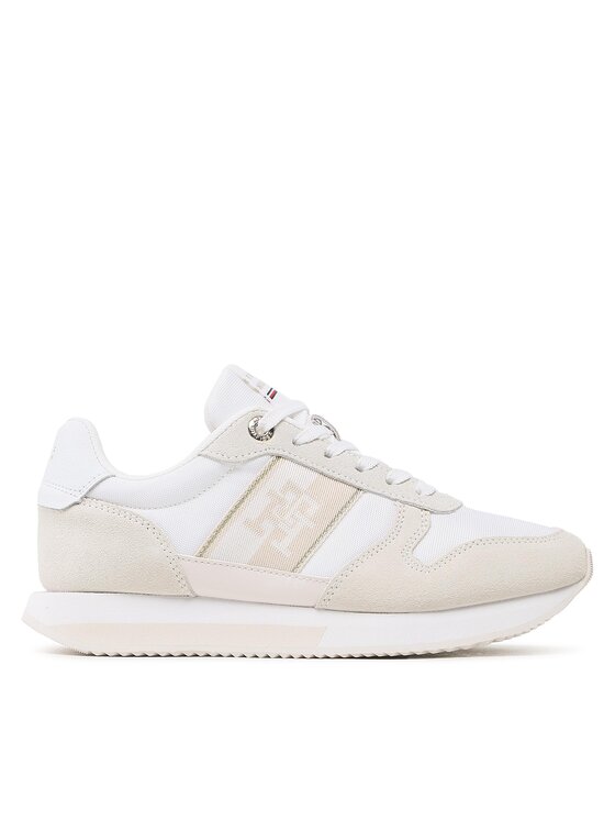 Tommy Hilfiger Tommy Hilfiger Sneakersy Runner With Th Webbing FW0FW06948 Biały