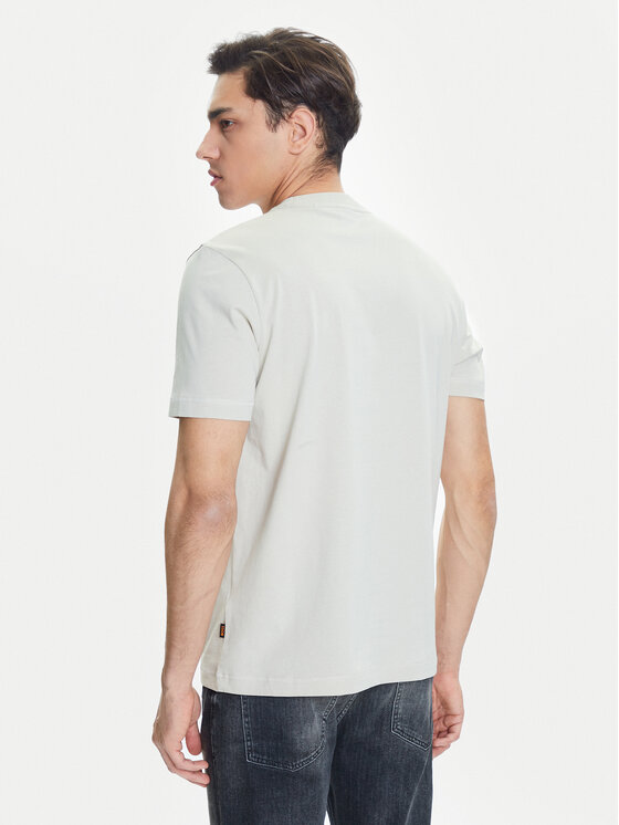 BOSS BOSS T-Shirt Te_Container 50546920 Beżowy Regular Fit