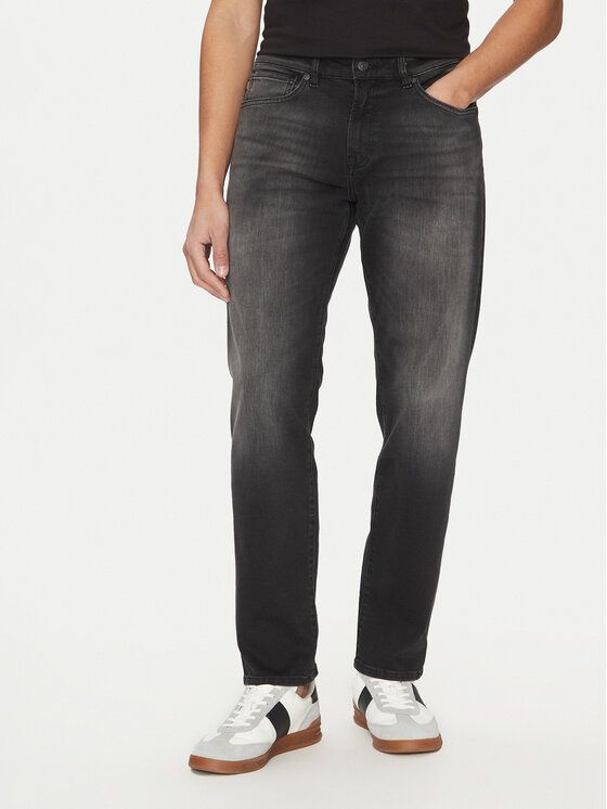 BOSS BOSS Džinsi Re Maine 50534691 Melns Regular Fit