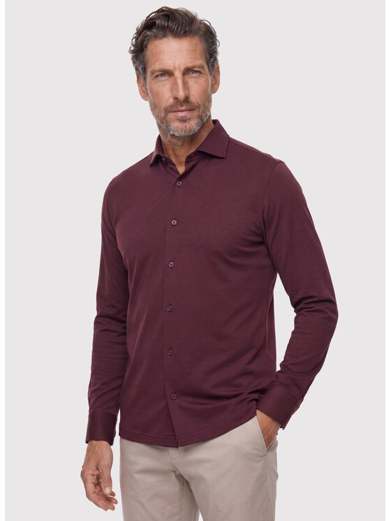 Pako Lorente Pako Lorente Koszula P26WF-1X-020 Bordowy Slim Fit