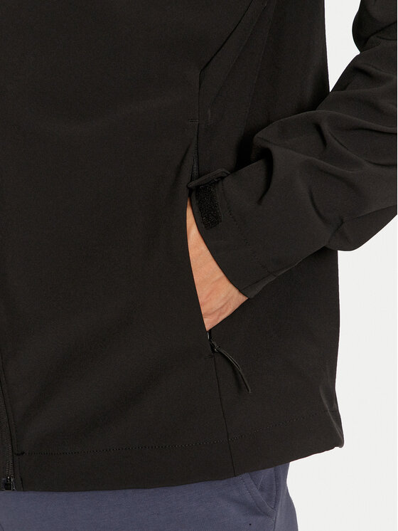 4F 4F Яке softshell 4FWAW24TSOFM284 Черен Regular Fit
