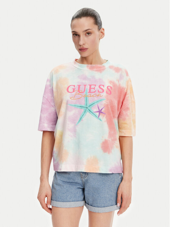 Női Póló Guess, Méret: S, Színes, E5GI00 K8G01