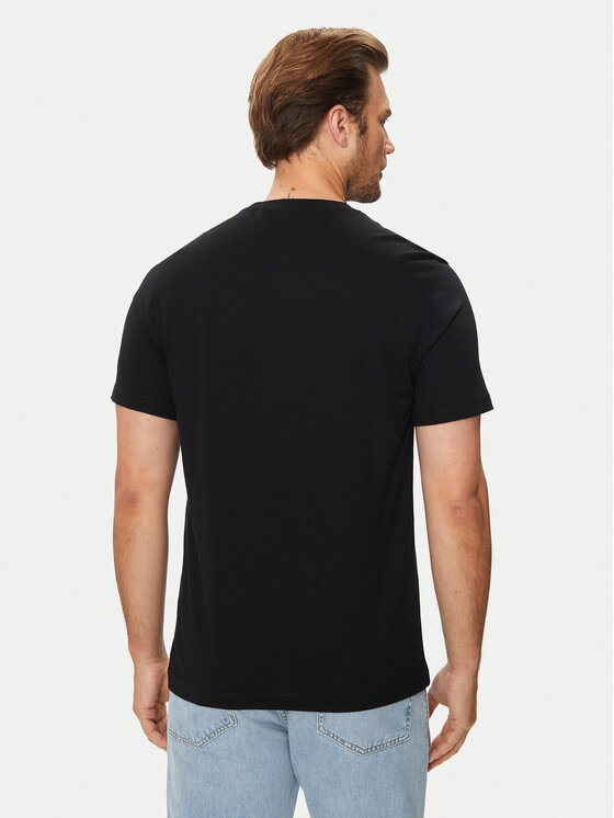 Mustang Mustang T-Shirt Austin 1014749 Czarny Regular Fit