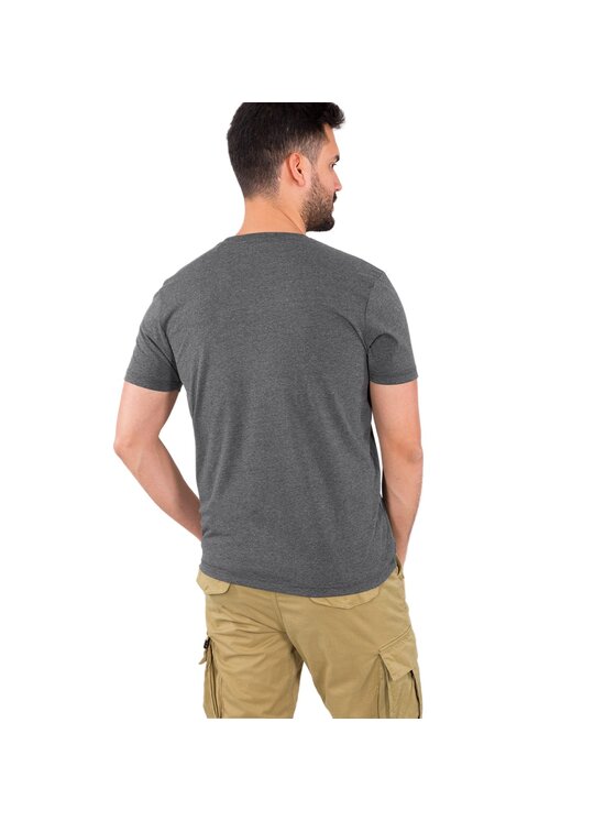 Alpha Industries Alpha Industries T-Shirt AI.100501-315-4XL Šedá Basic Fit