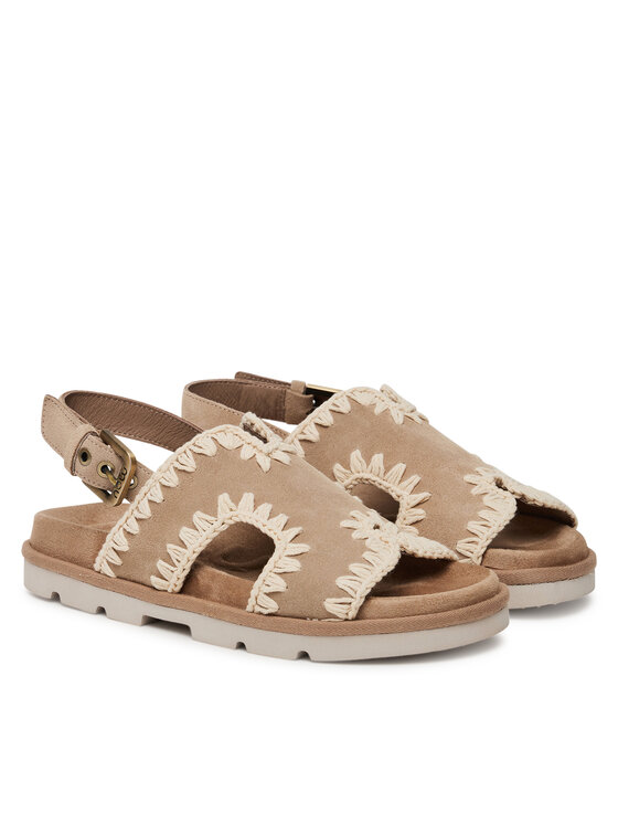 Mou Mou Sandale Low bio sandal MU.SW631006A Ružičasta