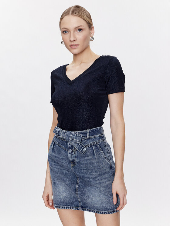 Morgan Morgan Μπλουζάκι 212-DIWI Σκούρο μπλε Regular Fit