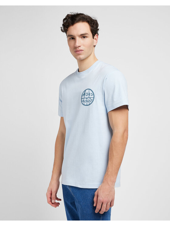 Lee Lee T-shirt SS RELAXED TEE Bianco Regular Fit
