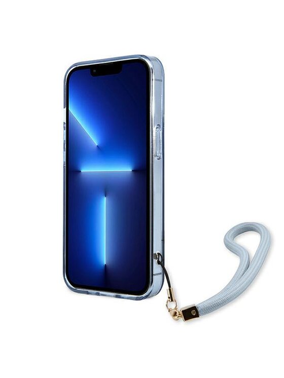 Guess Guess Etui na telefon iPhone 13 Pro Niebieski