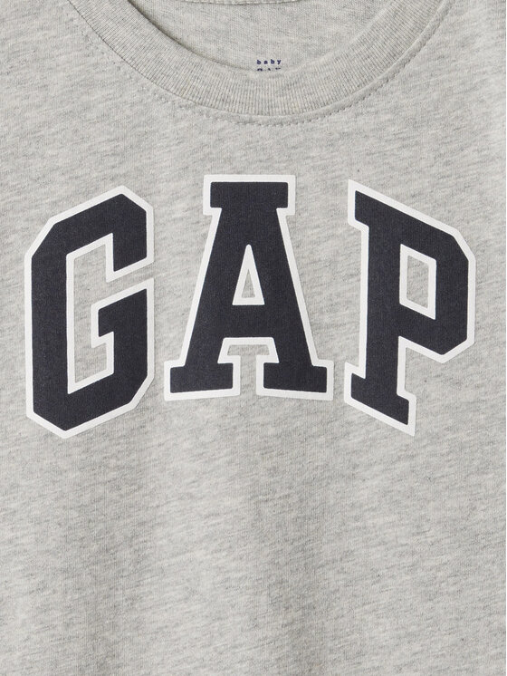 Gap Gap T-shirt 609749-04 Siva Regular Fit