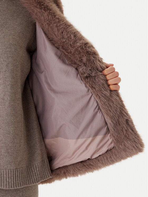 Bomboogie Bomboogie Pelzmantel Paris GW148STFRL5 Braun Regular Fit