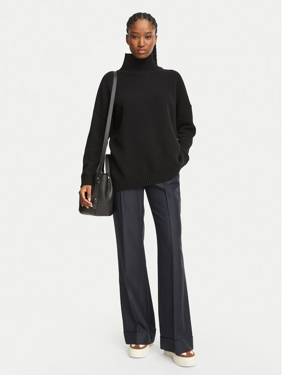 Weekend Max Mara Weekend Max Mara Гольф Borgia 2625366142 Чорний Relaxed Fit