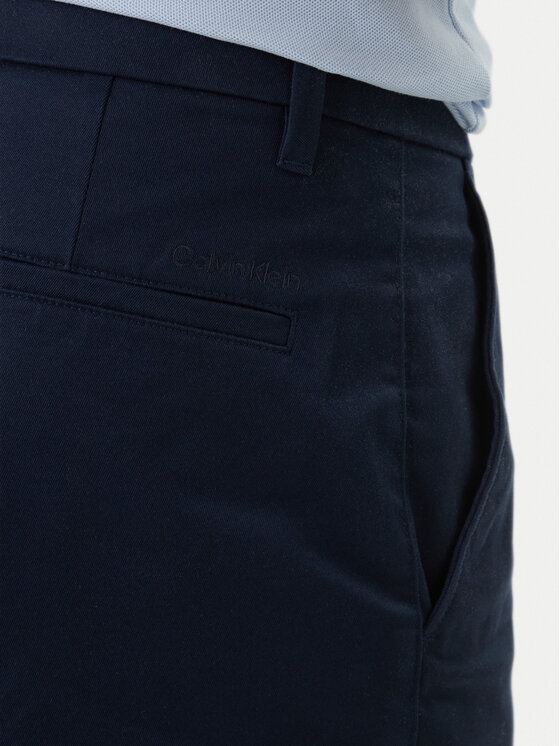 Calvin Klein Calvin Klein Szorty materiałowe LV04LB600G Granatowy Regular Fit