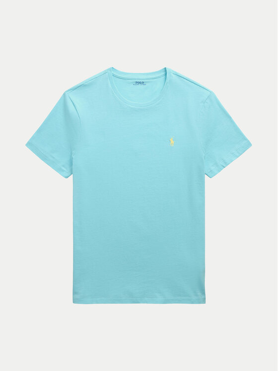 Polo Ralph Lauren Polo Ralph Lauren T-Shirt 710671438407 Světle modrá Slim Fit