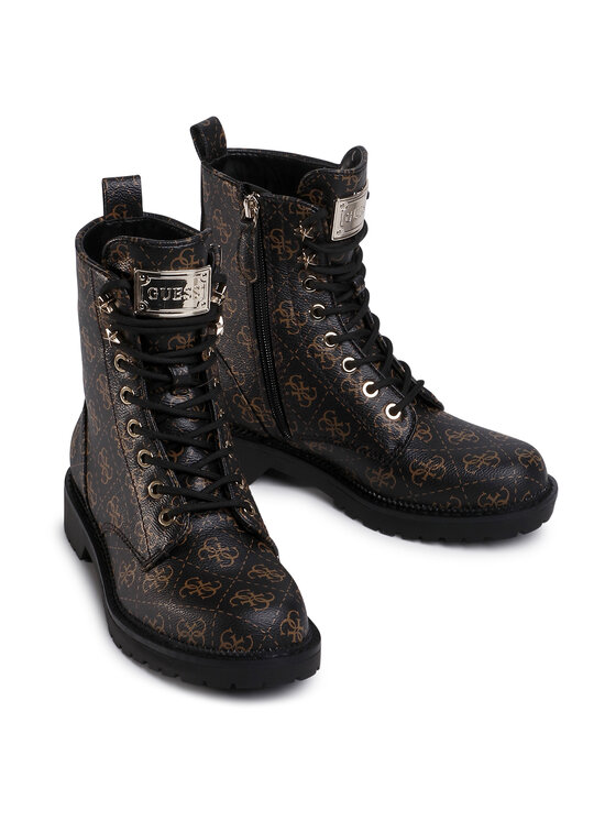 Guess Guess Schnürstiefeletten Talisi FL7TAI FAL10 Braun