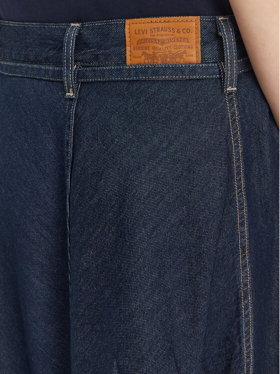Levi's® Levi's® Φούστα τζιν XL 001T4-0001 Σκούρο μπλε Loose Fit