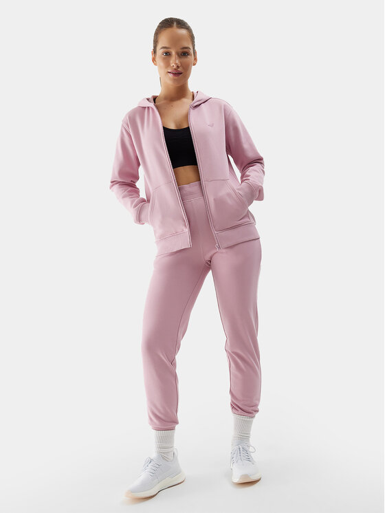 4F 4F Долнище анцуг 4FWSS24TTROF606 Розов Regular Fit