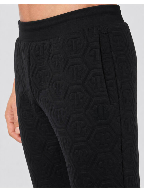 PHILIPP PLEIN PHILIPP PLEIN Spodnie dresowe 31040 Czarny Jogger Fit