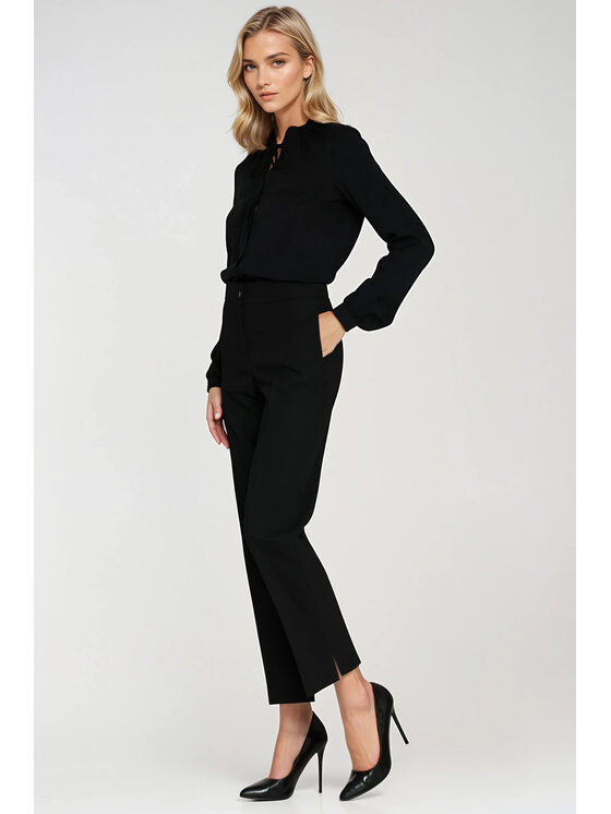 NIFE NIFE Dámské kalhoty SD117 Černá Feminine Fit