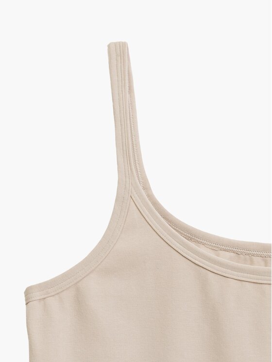 Atlantic Atlantic Top basic Beżowy Regular Fit